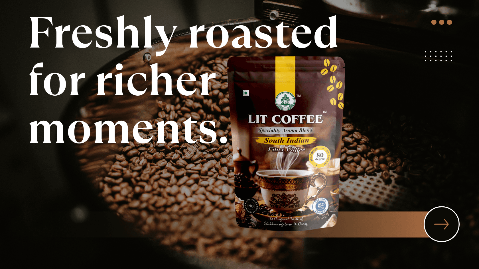 Lit Coffee Roasted Coffee Beans