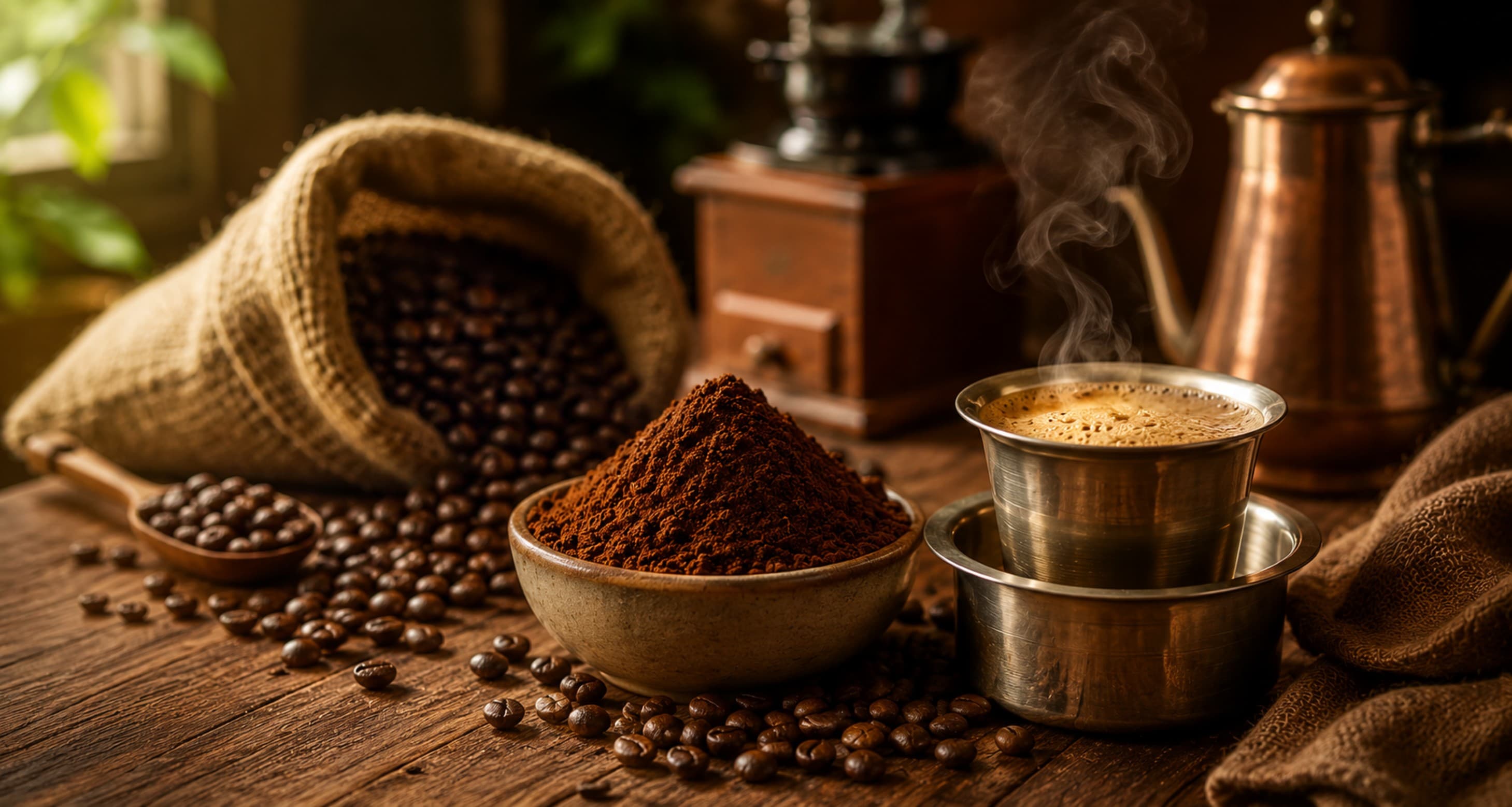 Fresh filter coffee powder subscription delivery from Lit Coffee