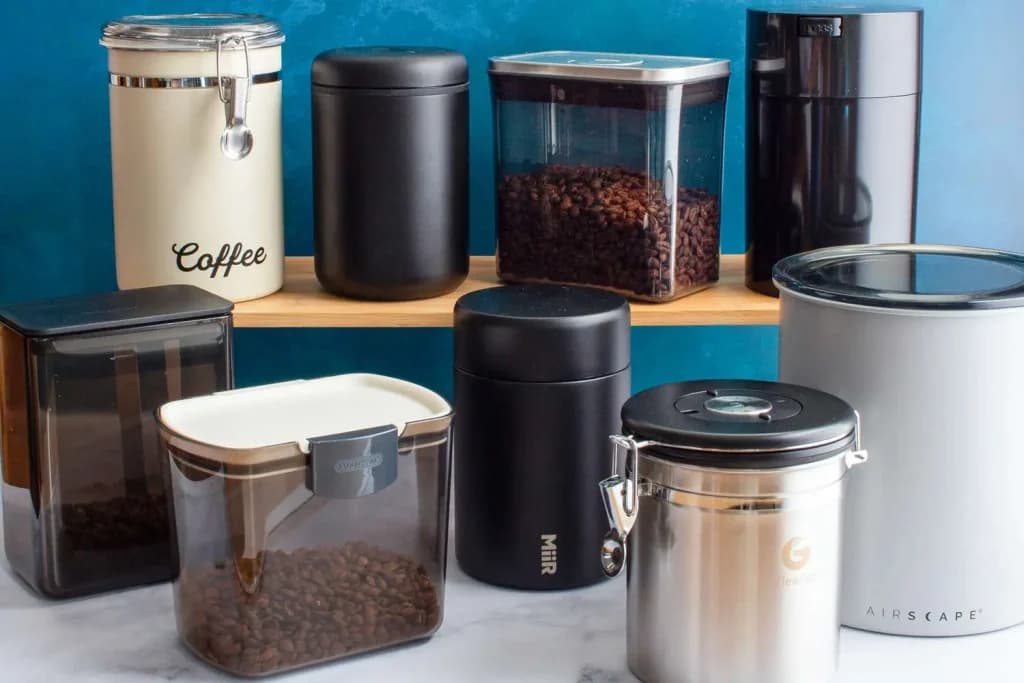 Airtight coffee container during monsoon season